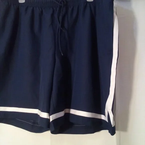 Xersion Shorts Men 3XL Stretch Waist Above Knee Pockets Blue - Picture 9 of 13